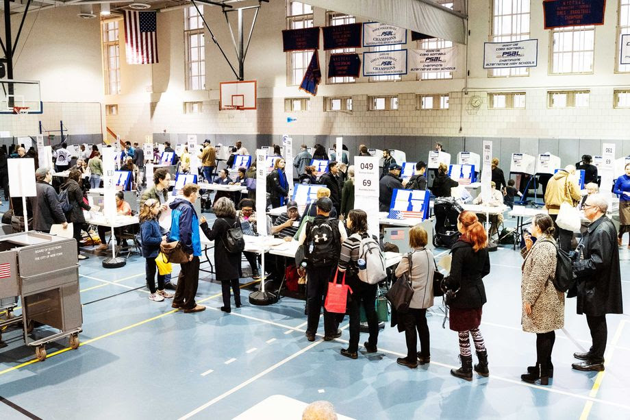 voting lines in new york