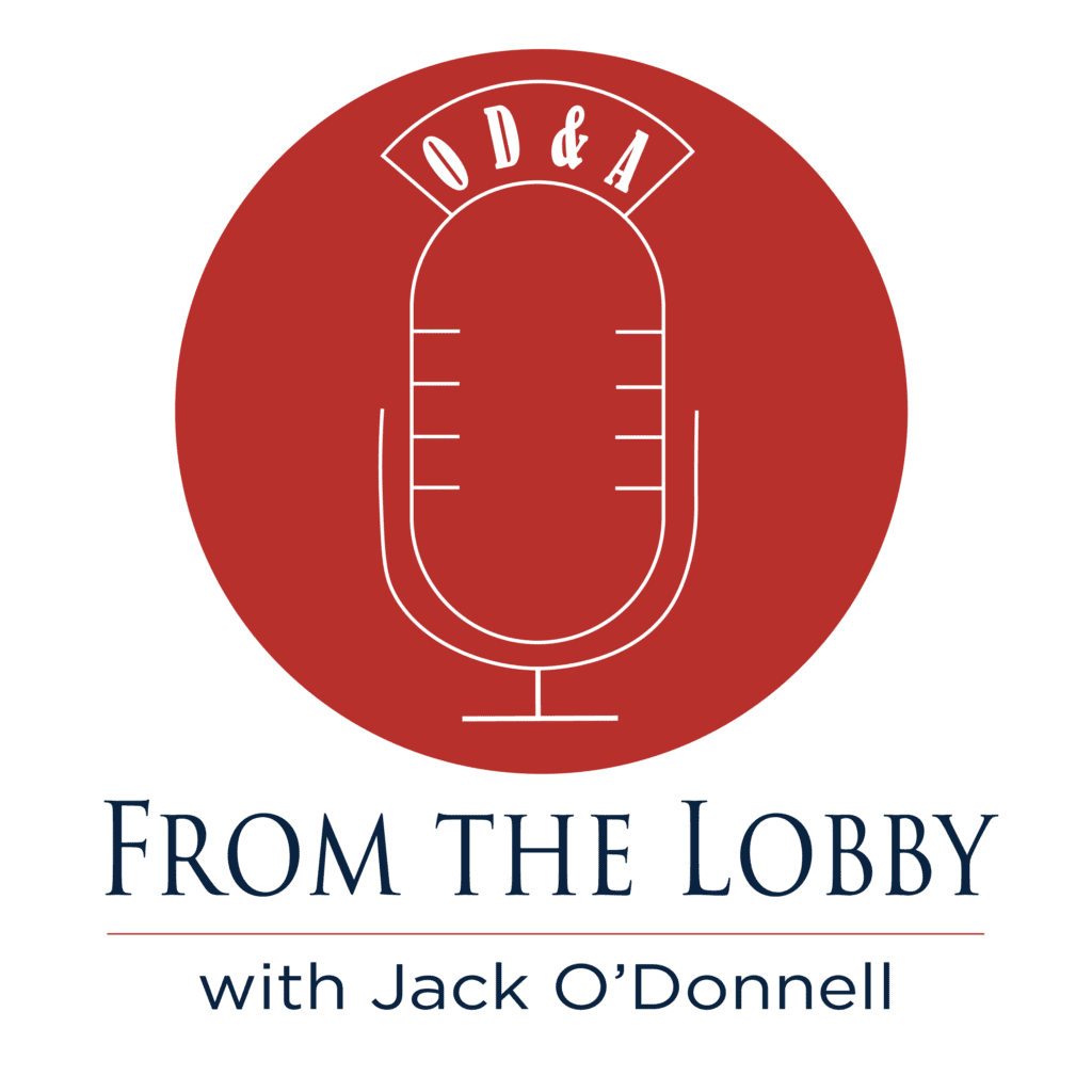 from the lobby podcast with Jack O'Donnell ogo